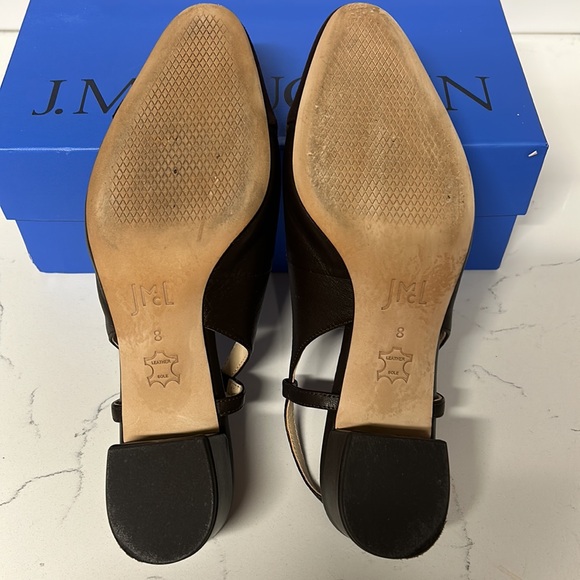 J. McLaughlin Agyness Brown Heels with Horsebit Detail - Picture 6 of 12